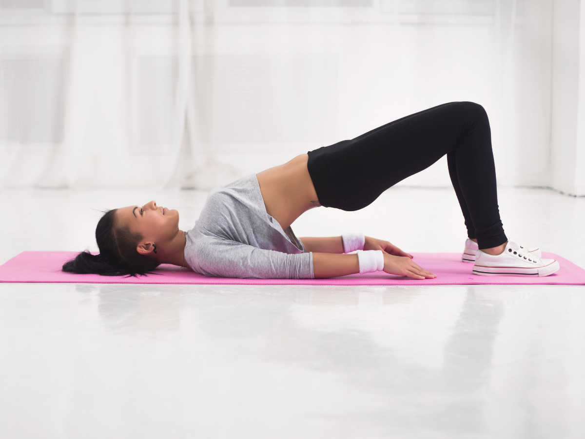 6 Supported Bridge Pose Options - Women's Health Network