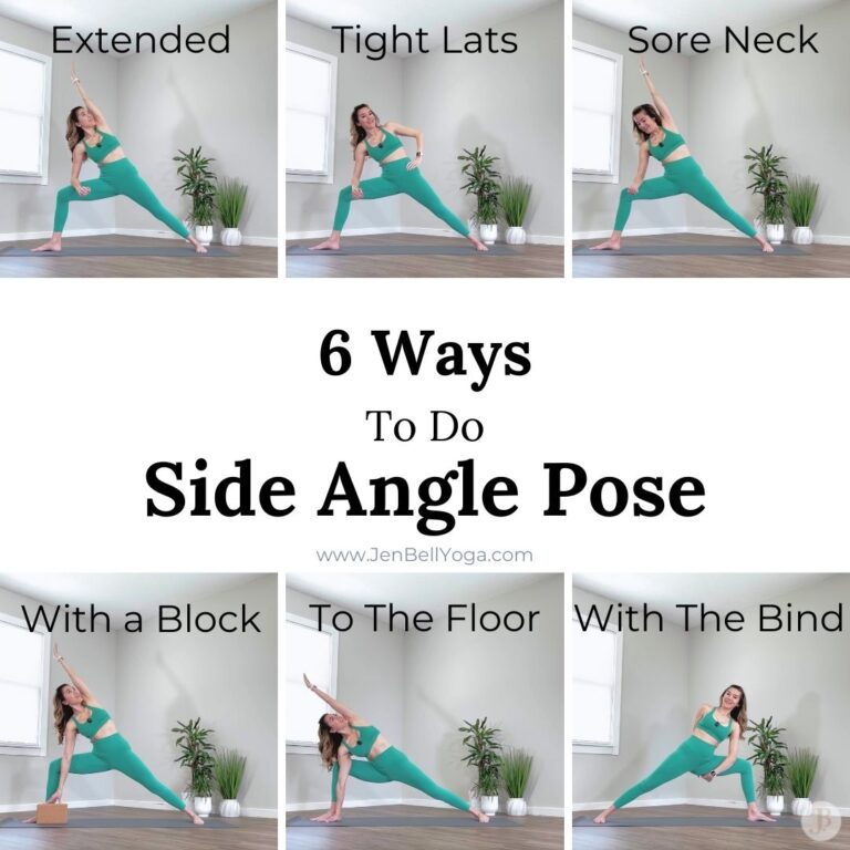 How to Do Side Angle Pose (Parsvakonasana) and Anatomy Break Down – Jen ...