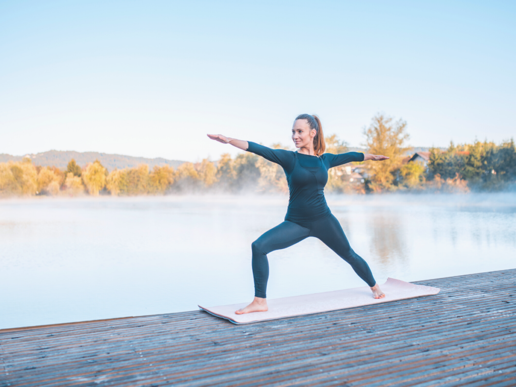 JenBellYoga Warrior 2