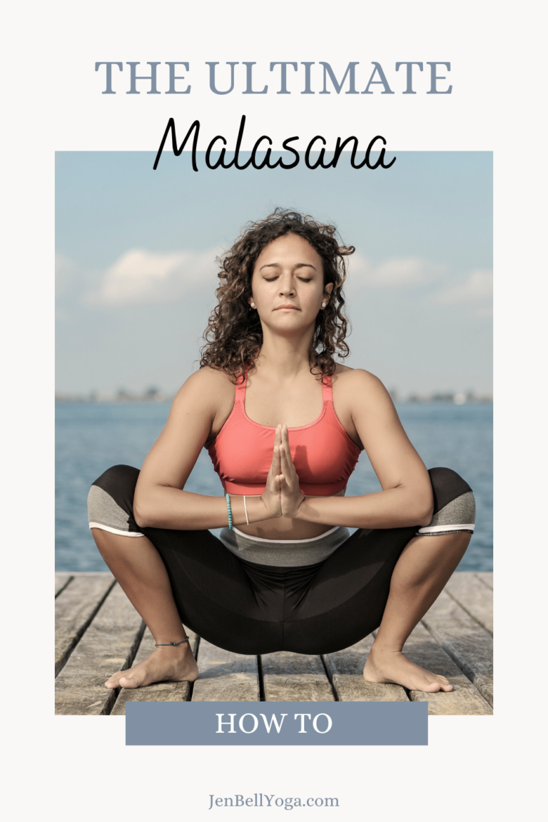 Jen Bell Ultimate Guide How to Garland Pose/Yogi Squat/Malasana + Anatomy Break ...