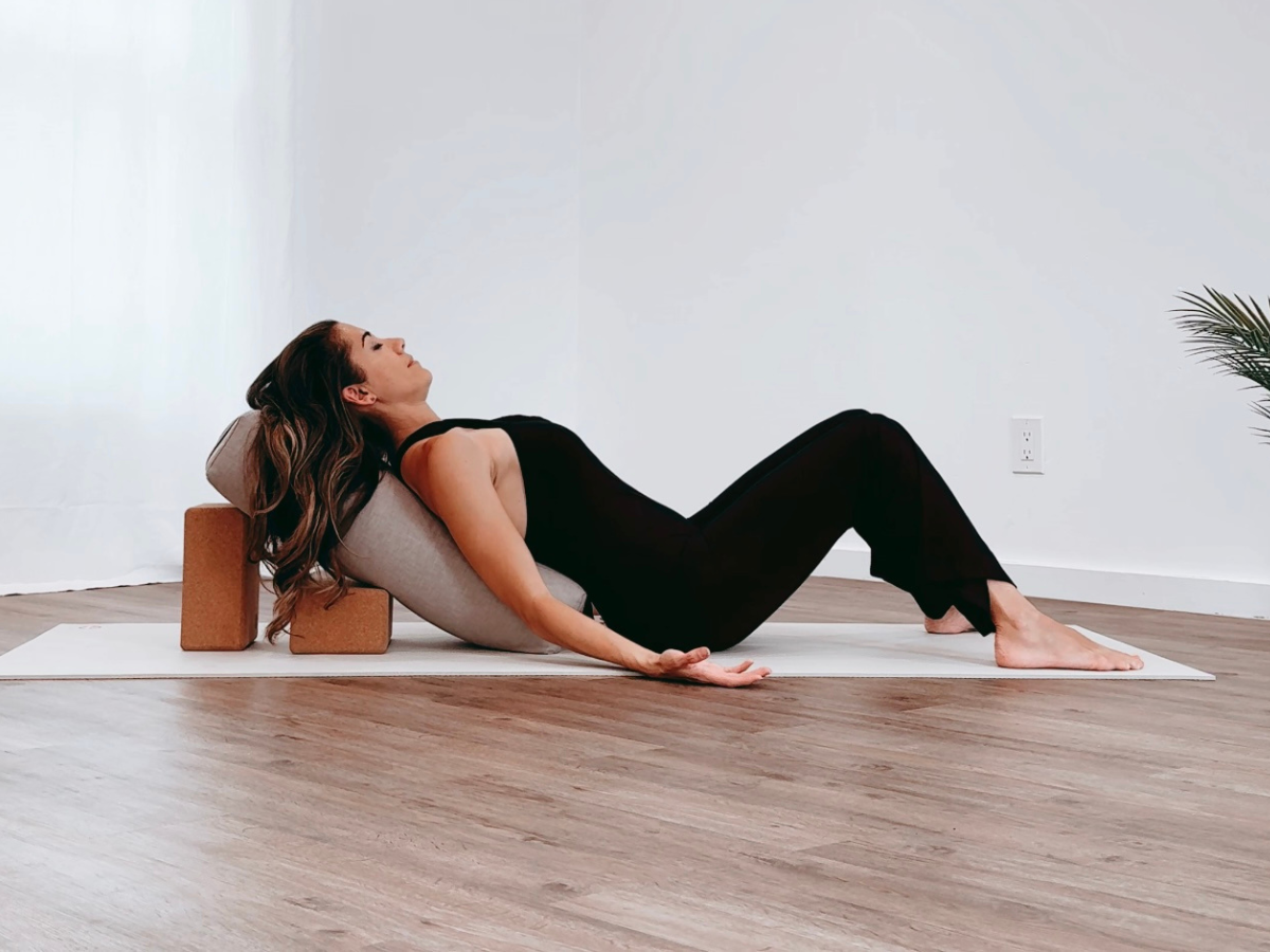 Weak pelvic floor? Constructive rest pose an easy way to help